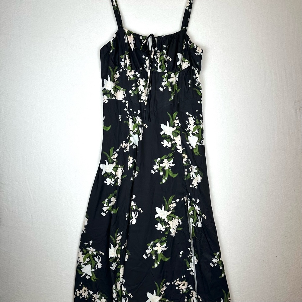Glnege Floral Empire Waist Corset Midi/Maxi Dress NWT Cottagecore